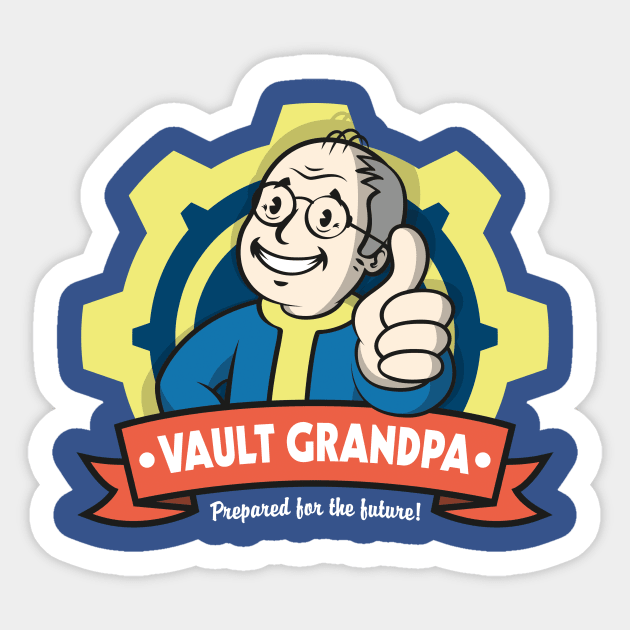 Vault Grandpa Sticker by Olipop